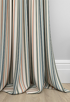The British Stripe Co. Elizabeth, Polzeath No.1 - Made to Measure Curtains